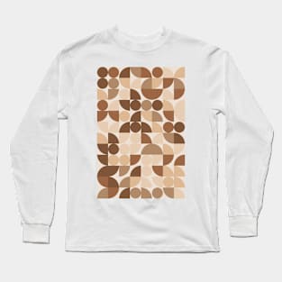 Aesthetic - Geometric Pattern - Shapes #7 Long Sleeve T-Shirt